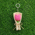 Forever Blooms - Single Crochet Flower Keychain