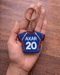 GameDay Charms - Delhi Capitals Crochet Jersey Keychain