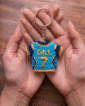GameDay Charms - Gujarat Titans Crochet Jersey Keychain