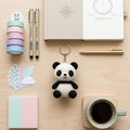 PandaPals – Handmade Crochet Panda Keychain