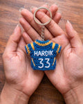 GameDay Charms - Mumbai Indians Crochet Jersey Keychain