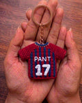 GameDay Charms - Lucknow Super Giants Crochet Jersey Keychain