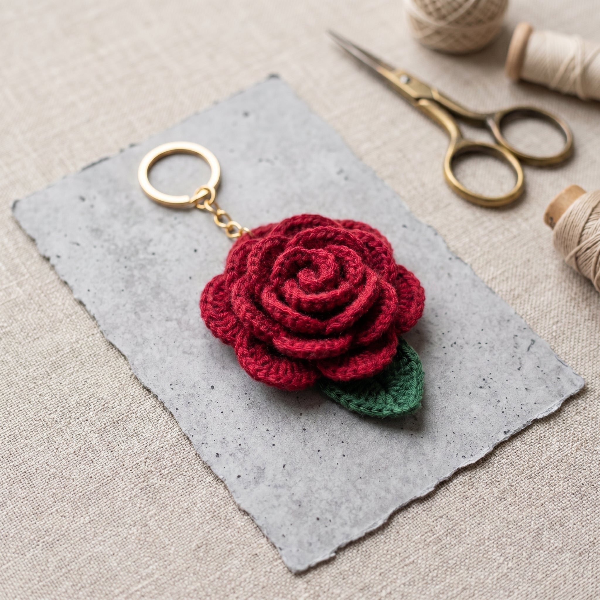 Snuggle Souls - Amigurumi Flower Toys - Rose
