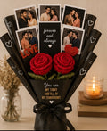 Customized Polaroid Crochet Bouquet