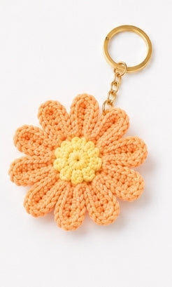 Simple flower keychain