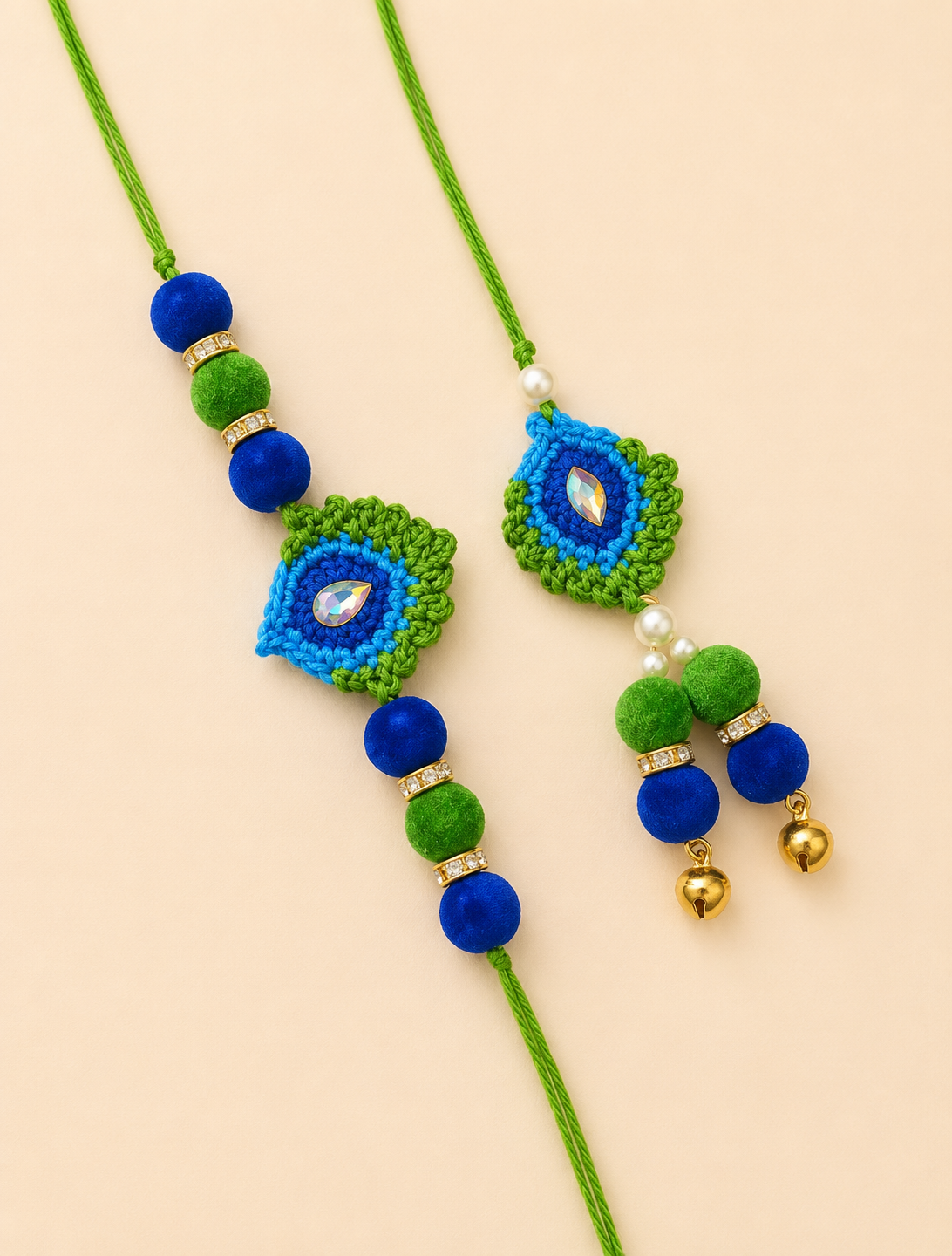 Handmade Crochet Rakhi – Soft, Reusable & Eco-Friendly