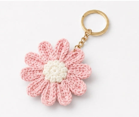 Simple flower keychain