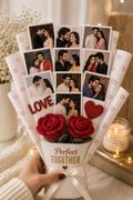Customized Polaroid Crochet Bouquet