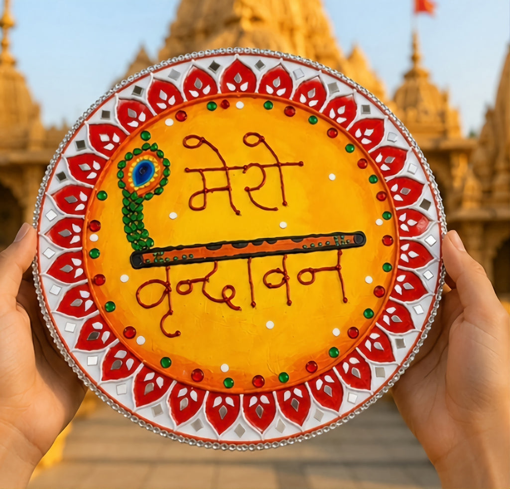 Radha Blessings Art Board