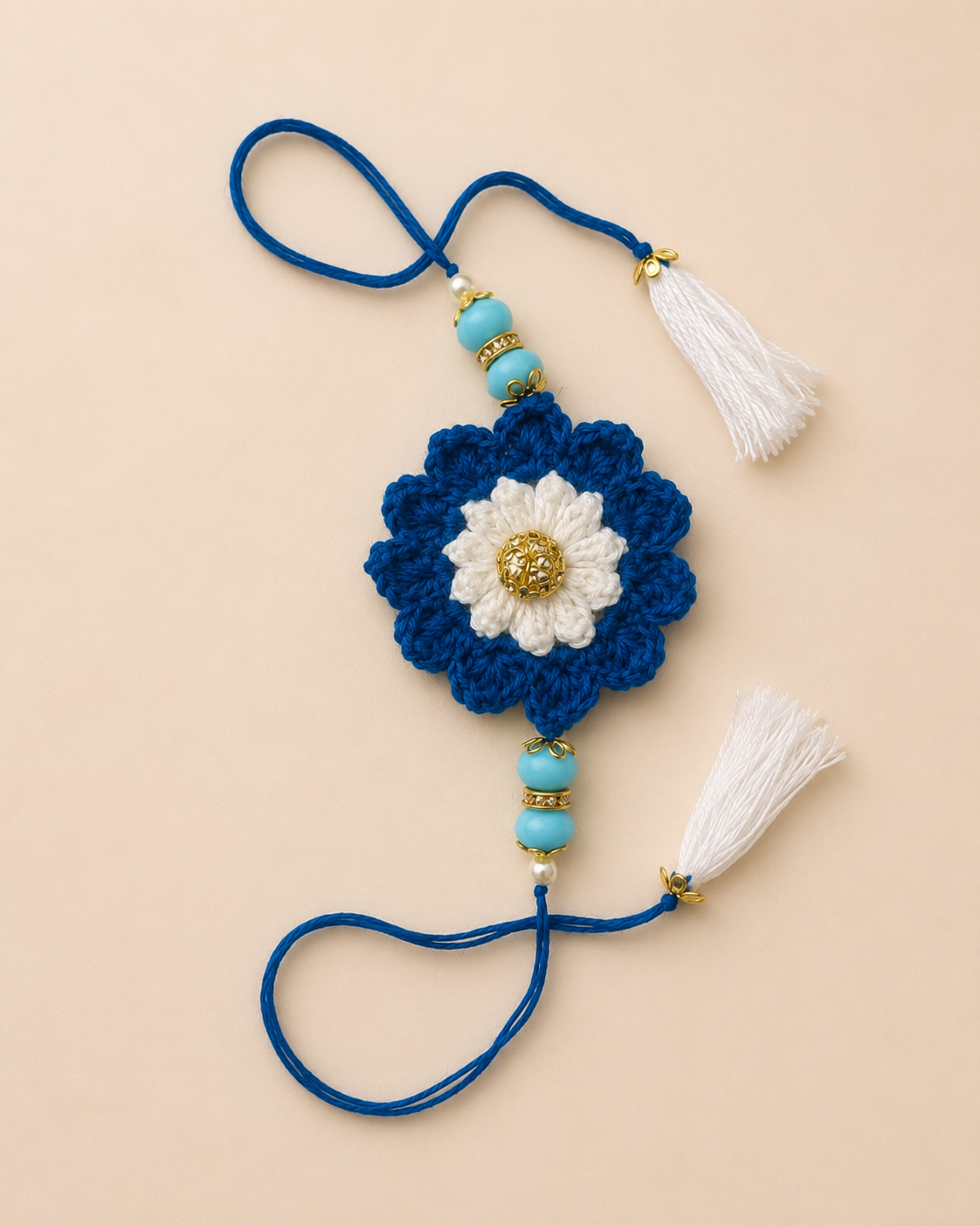 Handmade Crochet Rakhi – Soft, Reusable & Eco-Friendly
