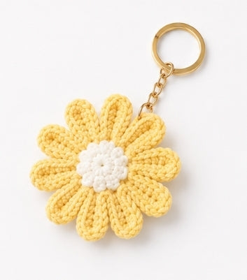 Simple flower keychain