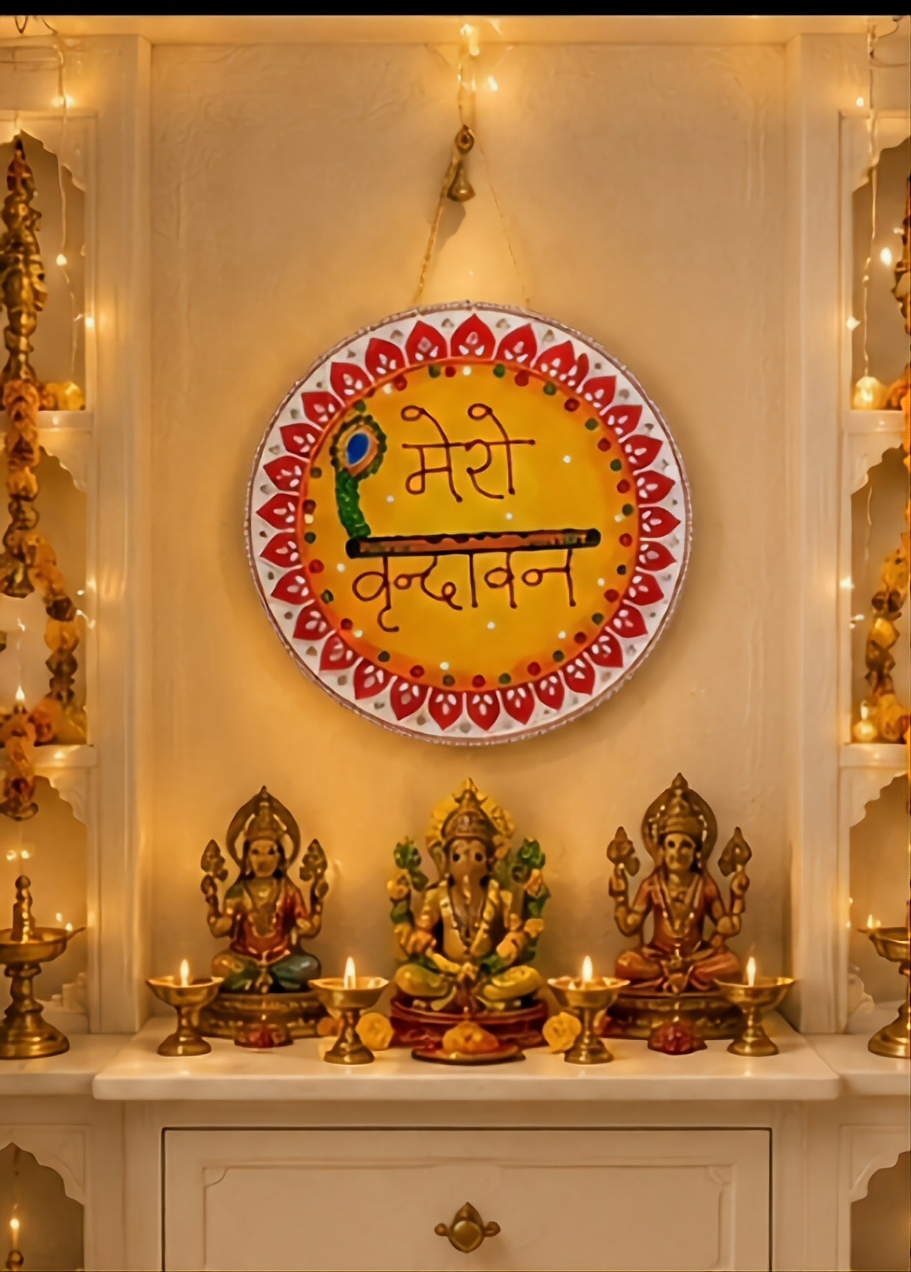 Radha Blessings Art Board