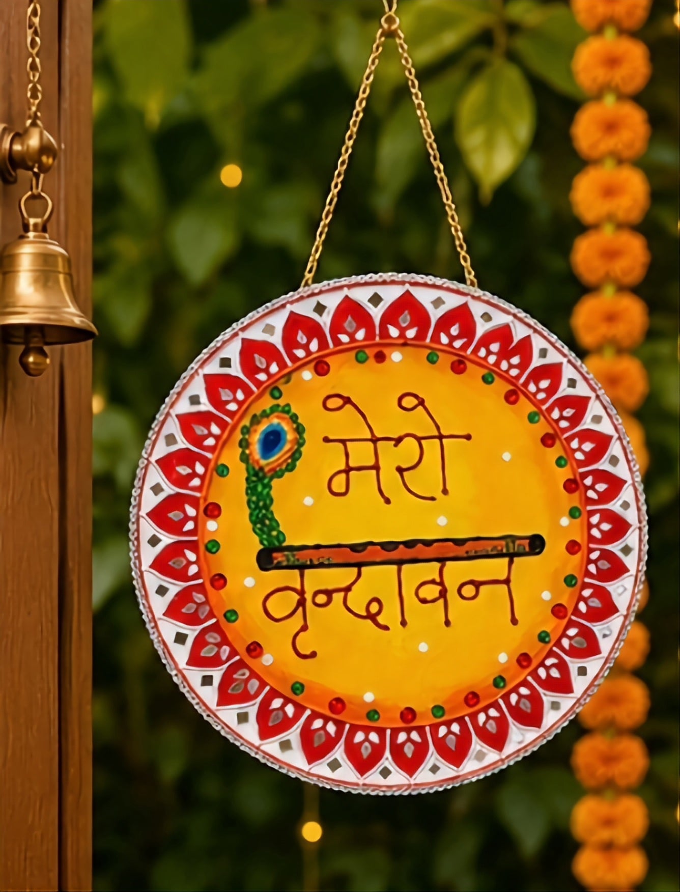 Radha Blessings Art Board