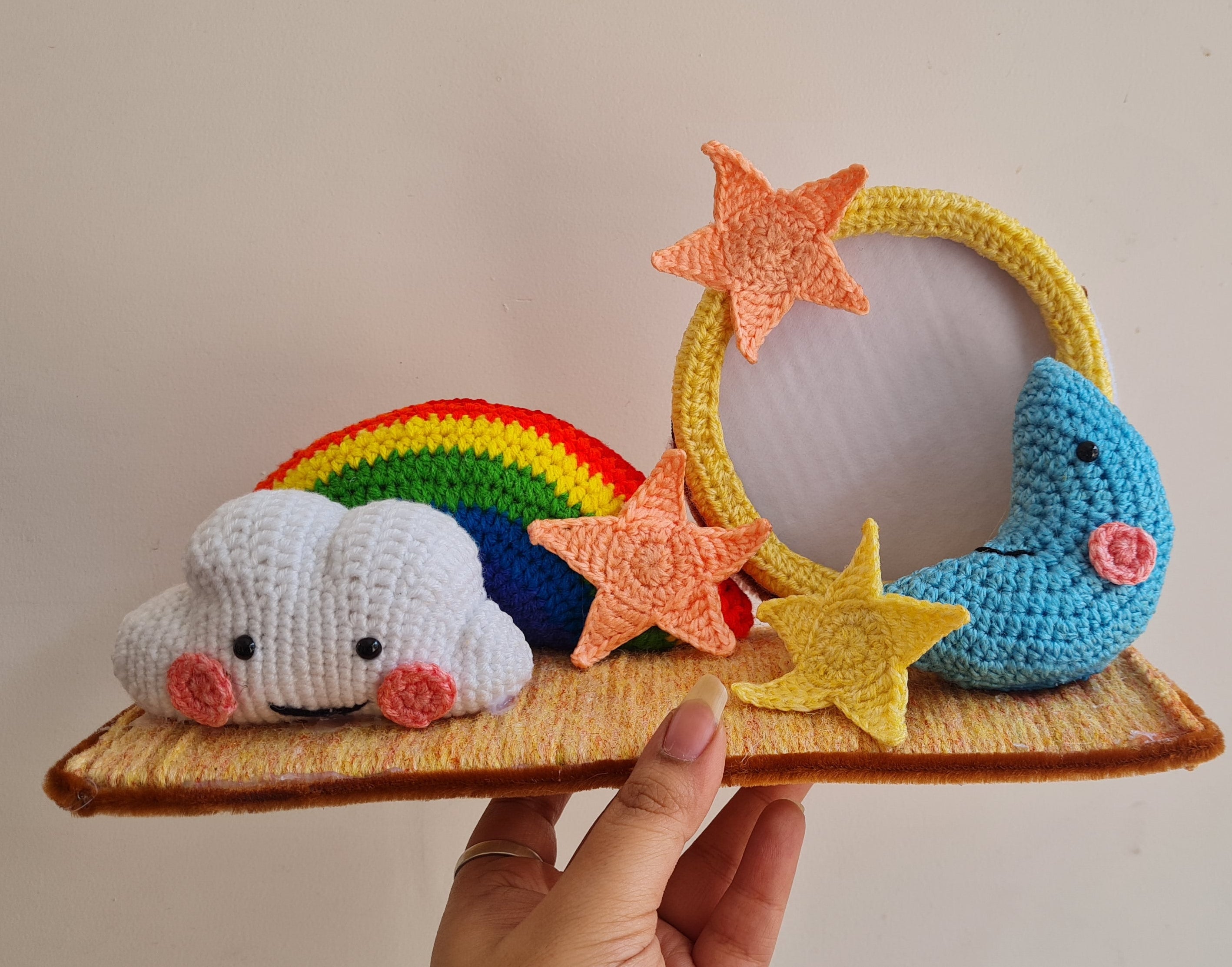 Crochet Dreamscape Photo Frame