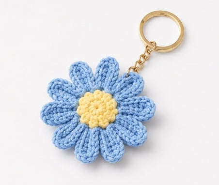 Simple flower keychain