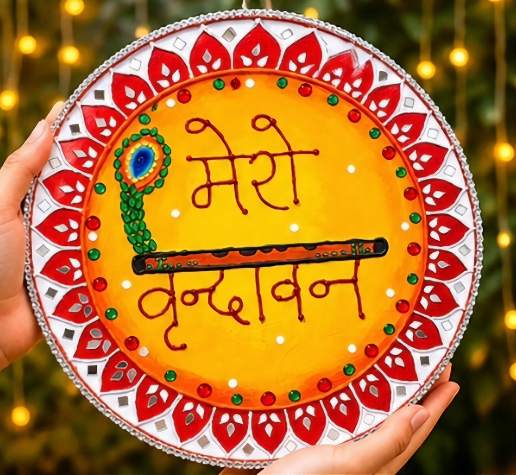 Radha Blessings Art Board