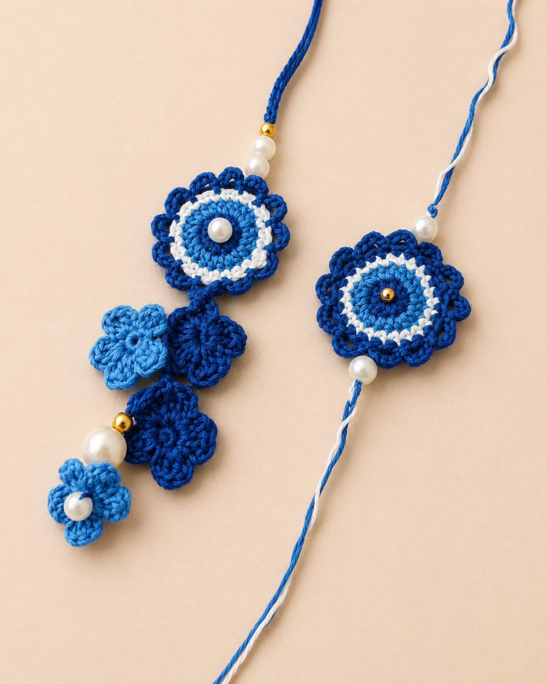 Handmade Crochet Rakhi – Soft, Reusable & Eco-Friendly